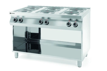 6-platňový elektrický sporák Kitchen Line | HENDI 226230
