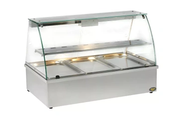 Vyhrievaná priechodná vitrína so zvlhčovaním, 3 GN 1/1 | ROLLER GRILL BMV 30 I
