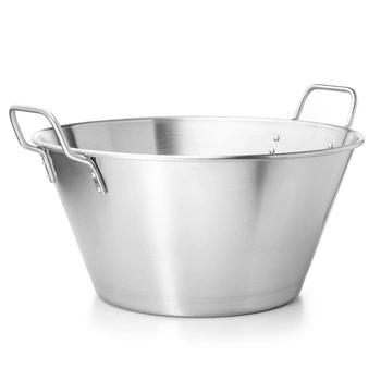 Oceľová vaňa s držadlami s priemerom 45 cm FORGAST FG02845