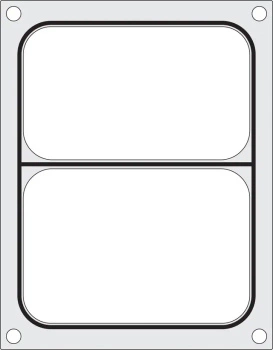 Tesnenie pre dvojitý tesnenie, 25x19,5 cm | HENDI 805596