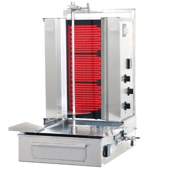 Gyros (kebab) elektrický do 40 kg, 3 vykurovacie zóny, 5.7 kW | POTIS F CE3