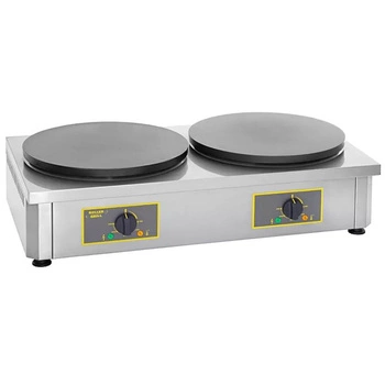 Elektrická dvojitá palacinkovač, 2x40 cm, 2x3.6 kW, 230 V | ROLLER GRIL CDE 400