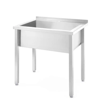 Nerezová 1-komorová linka Budget Line, hĺbka 30 cm | HENDI 816707