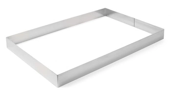 Obdĺžnikový okraj na pečivo a cukrovinky 38,5x28,5 cm | HENDI 512418