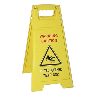Voľne stojaca tabuľa - výstražný stojan Šmykľavá Podlaha, 60 cm | CONTACTO 7672/620