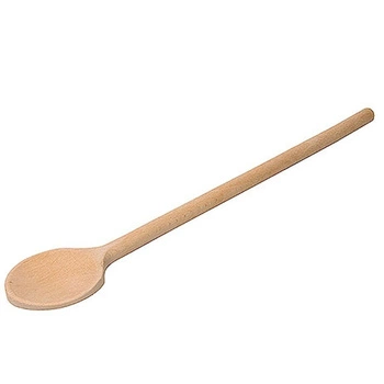 Drevená okrúhla lyžica na teflónové panvice, dĺžka 40 cm | CONTACTO 833/040
