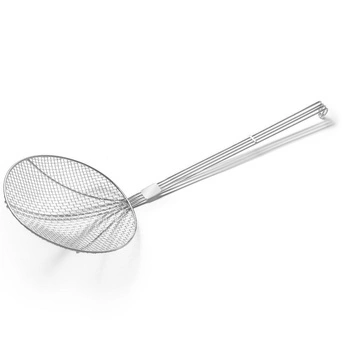 Sieťová lyžica s okami 24 cm v priemere FORGAST FG02720