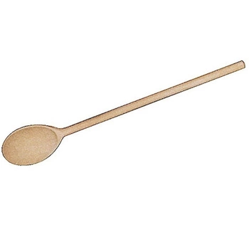 Drevená oválna lyžica na teflónové panvice, dĺžka 25 cm | CONTACTO 832/025