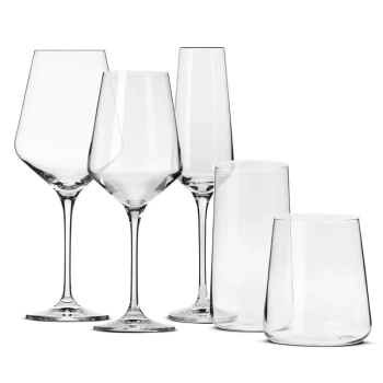 Súprava pohárov a sklenených pohárov z kolekcie Avant-Garde, 20 dielov | KROSNO FKP1584000001010