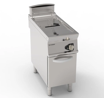 Jednokomorová plynová fritéza 17 l 16,5 kW s uzavretým dnom | TECNOINOX 313186
