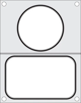 Matrica na polievky a potraviny pre dvojitý tesnenie | HENDI 805657