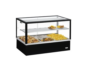 Vitrína s ohrevom s bain-marie, 3 GN 1/1, čierna | ROLLER GRILL BMV 30 N
