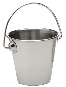 Vedierko na servírovanie SNACKHOLDER, nehrdzavejúca oceľ, 7x6,5 cm, 150 ml | APS 40630