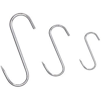 Mäsiarske háky z nehrdzavejúcej ocele 140 mm | CONTACTO 485/140
