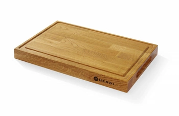 Dubová servírovacia doska 420x280x(H)40mm | HENDI 505489