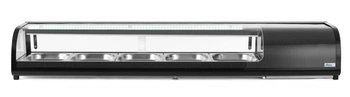 Chladiaca vitrína 5x GN 1/2, 67 l, 0-12°C, LED, 180x42x26.5 cm | ARKTIC 274040