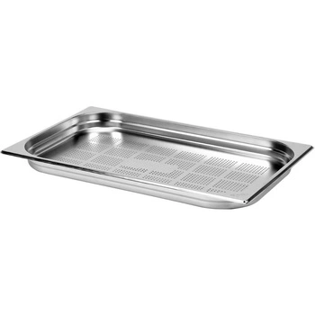 Nádoba GN 1/1 hl. 4 cm z nehrdzavejúcej ocele perforovaná | YATO YG-00341