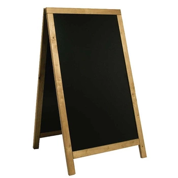 Drevená voľne stojaca tabuľa, 71x125 cm | CONTACTO 7695/123