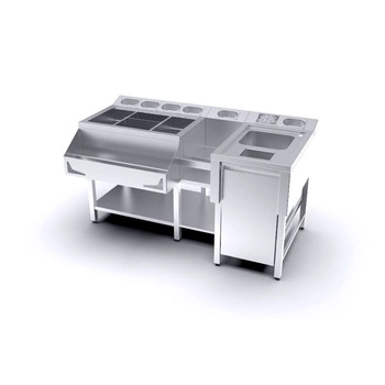 Barmanská stanica 6x GN 1/9 s postrekovačom | FORGAST FG15412