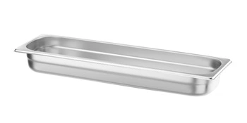 GN 2-štvorcová nádoba s hĺbkou 6,5 cm z nerezovej ocele PROFI LINE | HENDI 801857