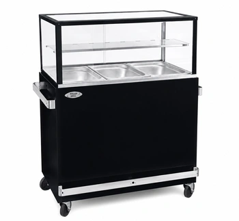 Podstavec pre ohrevnú vitrínu BMV 30 N, 106x61.5x92 cm, čierny | ROLLER GRILL MS 30 N