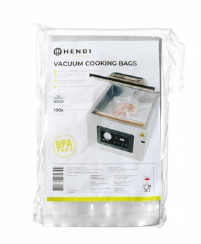 Vrecká na varenie a vákuové balenie SOUS VIDE 15x25 cm | HENDI 971345