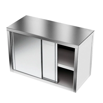 Nerezová nástenná skrinka 120x30x60 cm | FORGAST