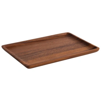Servírovacia doska z akáciového dreva, hnedá, 25x17x1.5 cm | APS 793