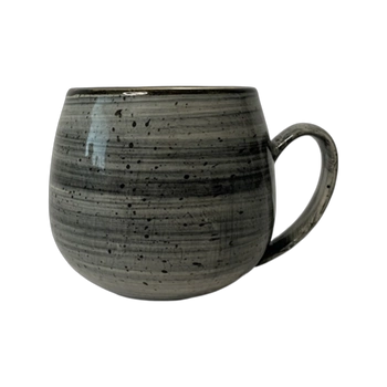 Hrnček Oskar Still Rustic sivý 0,4 l | KERA CERAMIKA 1.34/R.SZ