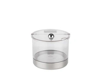 Malá chladiaca miska s oceľovým podstavcom Mini TOP FRESH s vložkou a pokrievkou, 14x11,5 cm | APS 11815