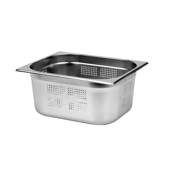 Nádoba GN 1/2 hl.15 cm z nehrdzavejúcej ocele perforovaná | YATO YG-00357