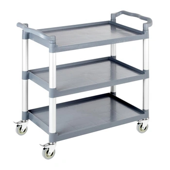 Čašnícky vozík READY, 3-polícový z plastu | APS 11945