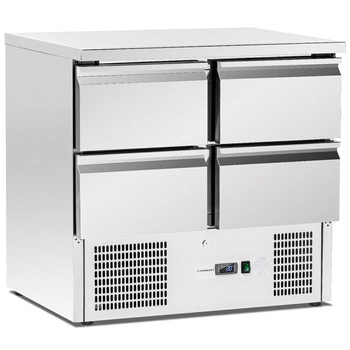 Chladiaci stôl 4 zásuvky, 257 l, so spodným agregátom | FORGAST FG07004