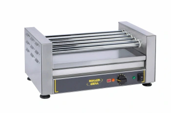 Valčekový ohrievač na párky, 5 valčekov, 40 cm, 0,6 kW | ROLLER GRILL RG5B