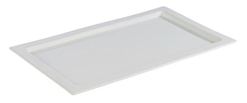 Podnos FRAMES, GN 1/1, porcelán, farba biela | APS 82355