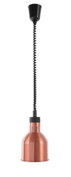 Závesná valcová lampa na ohrievanie jedál, 17,5 cm, 0,25 kW | HENDI 273890
