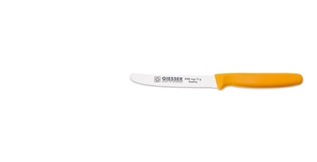 Univerzálny nôž s vlnitým ostrím - 11 cm, žltý | GIESSER MESSER 8365 wsp 11 g