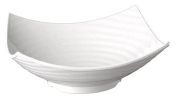 Miska GLOBAL BUFFET z melamínu, biela, 32.5x32.5x12 cm, 3 l | APS 83785
