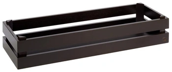 Bufetová prepravka GN SUPERBOX, čierna farba, 55.5x18.5x10.5 cm | APS 11629
