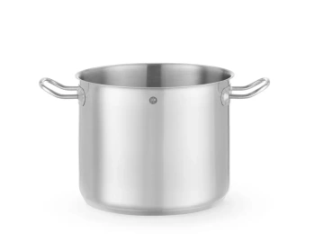Vysoký hrniec z nehrdzavejúcej ocele bez pokrievky, Kitchen Line, objem 8,9 l, priemer 24 cm, výška 20 cm | HENDI 837771