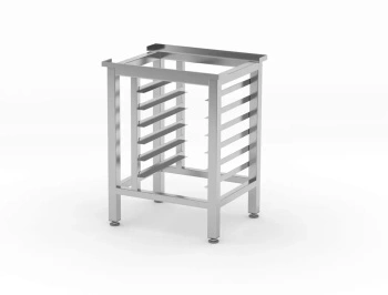 Podstavec pod pec GN 2/3, 6 tác, nehrdzavejúca oceľ, 70 cm výšky | HENDI 237977