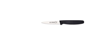 Škrabací nôž s vlnitým ostrím - 8 cm, čierny | GIESSER MESSER 8315 wsp 8.0