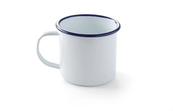 Smaltovaný hrnček s uchom - 360 ml | HENDI 621295