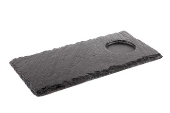 Doska na prezentáciu jedál z bridlice MORRA 25x12x0.7 cm | APS 986
