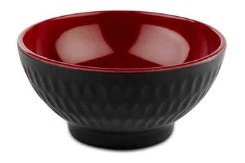 Miska ASIA PLUS, melamín, čierno-červená, 9.5x4.5 cm, 130 ml | APS 15417