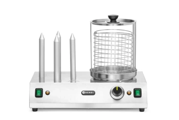 Ohrievač na párky a žemle na hot-dogy, 220-240V/550W, 50x31x39.5 cm | HENDI 265031