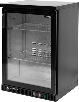 Chłodziarka do butelek, 142 l, aluminium, dynamiczne chłodzenie, automatyczne odszranianie | YATO YG-05350