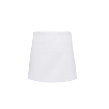 Zástera Basic 60 x 35 cm, s vreckami biela | KARLOWSKY BVS 3-3-Stck
