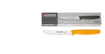 Súprava nožov s vlnitým ostrím - 11 cm, 6-dielna, žltá | GIESSER MESSER 8365 wsp 11-6 g