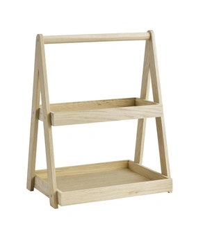 Etažér bufetový VALO GN 1/2 a GN 1/3, 35x26.5x44.5 cm, hnedý | APS 14010
